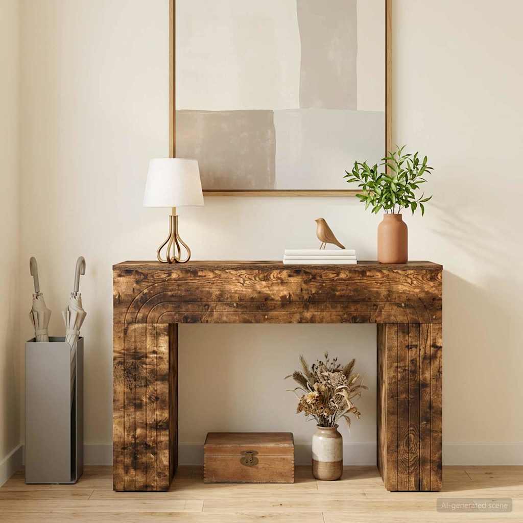 Coffee Table 102 x 35 x 75 cm Engineered Wood Smoked oak