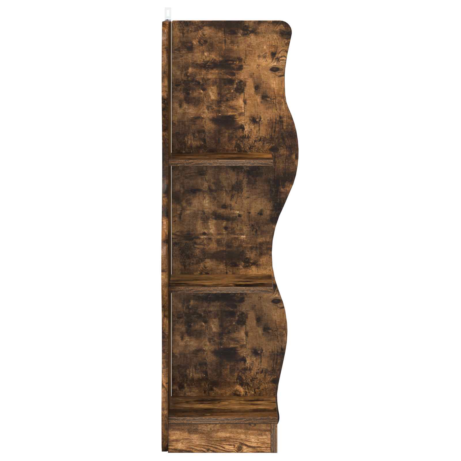 vidaXL Corner Shelf Smoked Oak 34 x 33 x 102 cm Engineered Wood 4