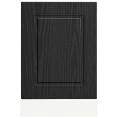 vidaXL Dishwasher Panel Kalmar Black Oak 45 x 1.5 x 57 cm 4