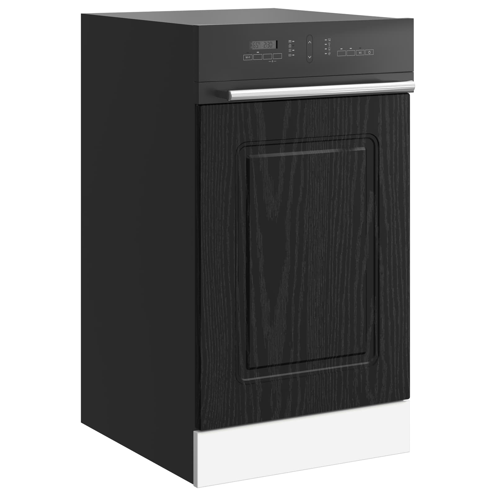 vidaXL Dishwasher Panel Kalmar Black Oak 45 x 1.5 x 57 cm 3