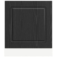 vidaXL Dishwasher Panel Kalmar Black Oak 60 x 1.5 x 57 cm 4