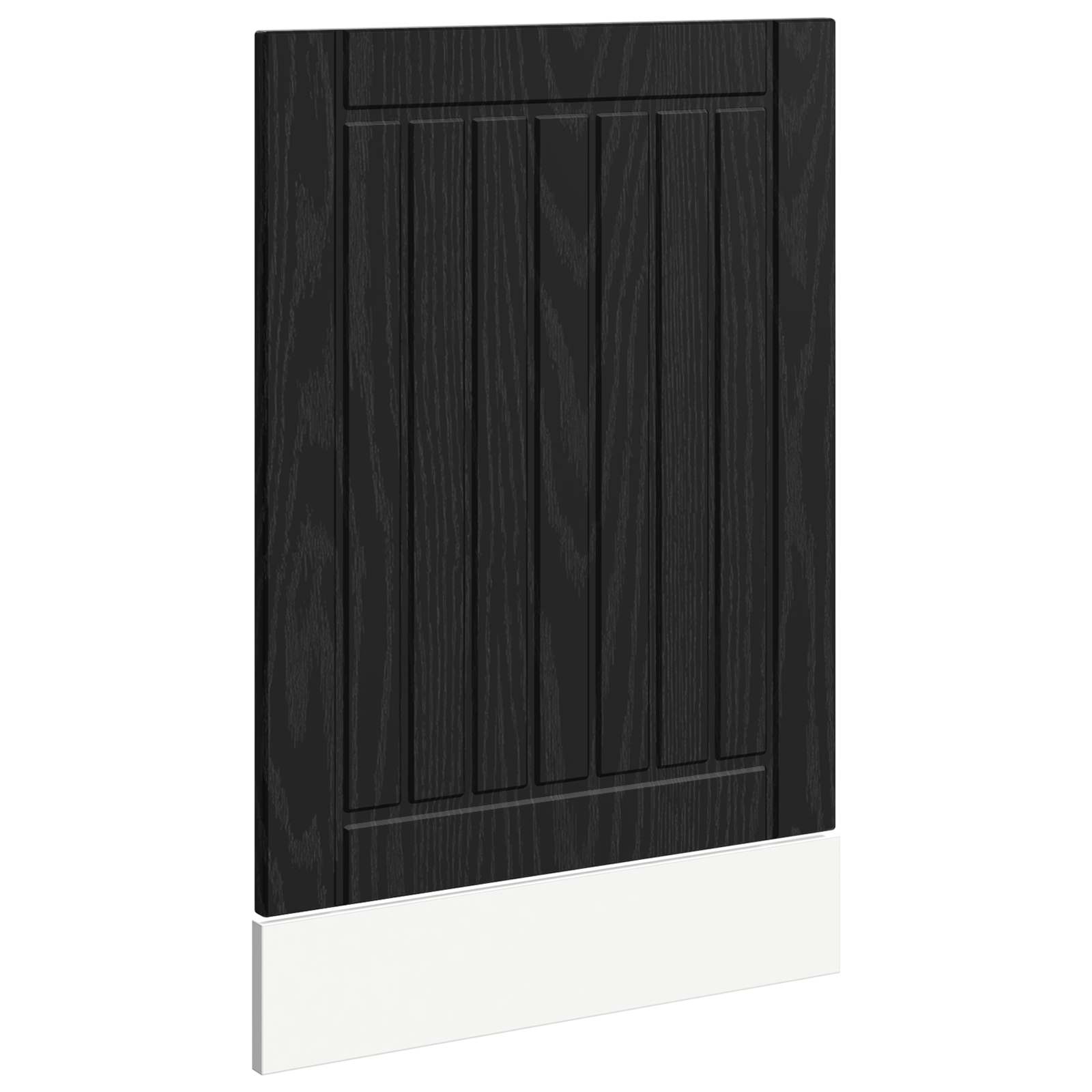 vidaXL Dishwasher Panel LUCCA Black Oak 45 x 1.5 x 57 cm 2