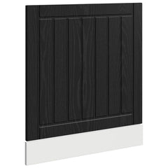 vidaXL Dishwasher Panel LUCCA Black Oak 60 x 1.5 x 57 cm 2