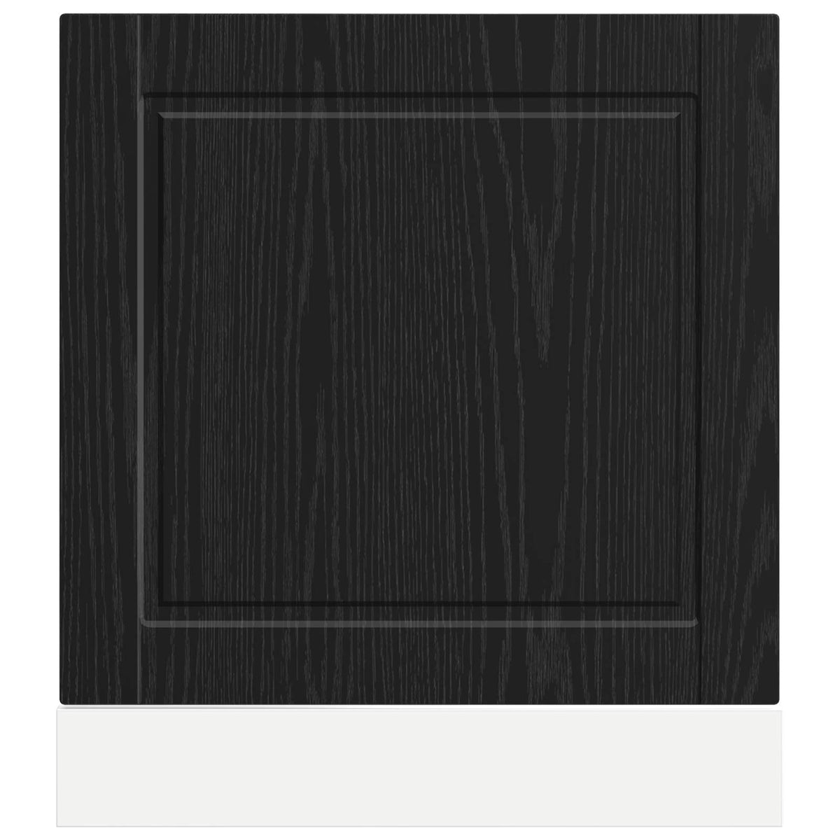 Dishwasher Panel PORTO 45 x 1.5 x 67 cm Black Oak 1x dishwasher panel 60 cm wide 57 cm high