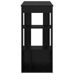 vidaXL Bar Table 102 x 50 x 103.5 cm Engineered Wood Black Oak 5
