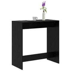 vidaXL Bar Table 102 x 50 x 103.5 cm Engineered Wood Black Oak 3