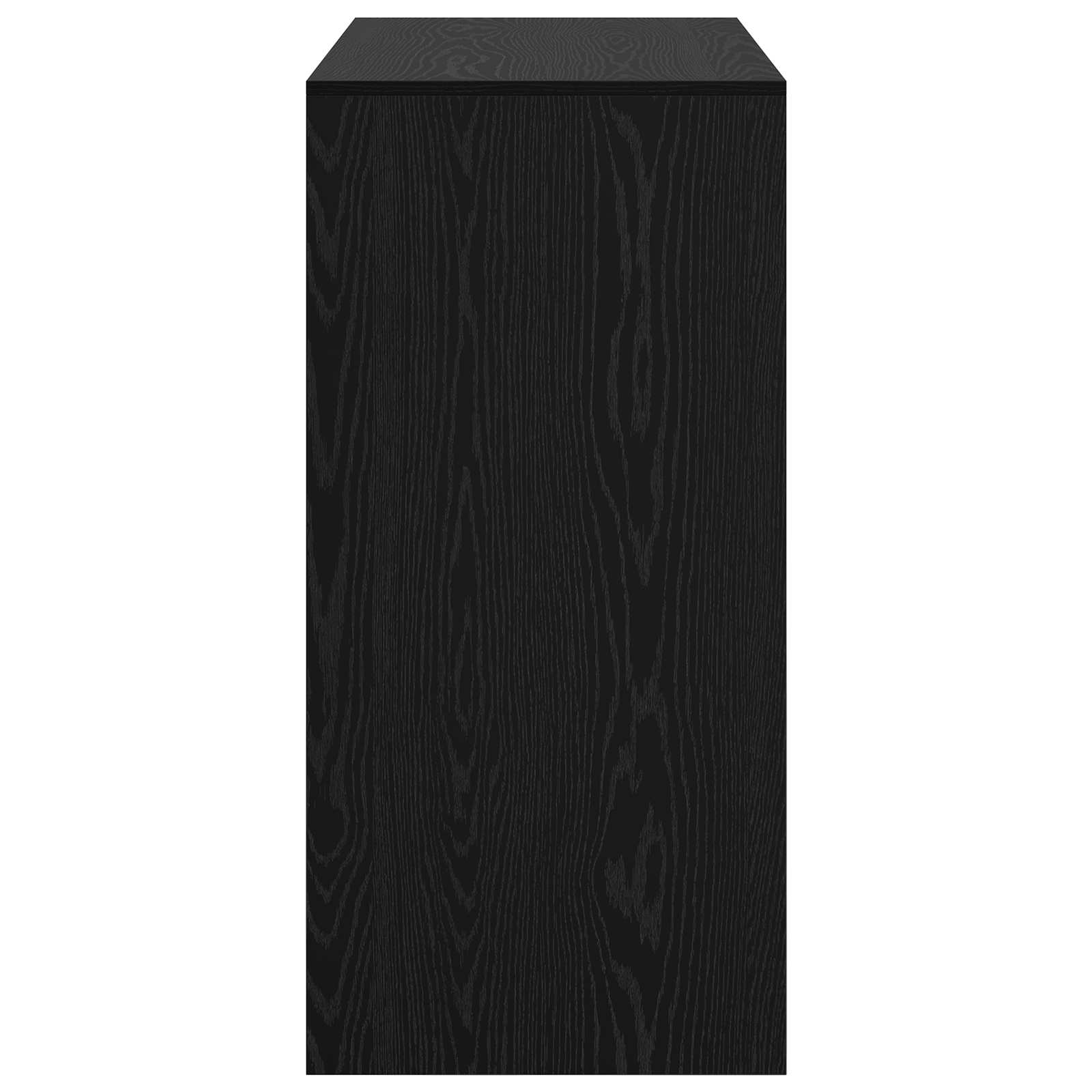 vidaXL Bar Table 102 x 50 x 103.5 cm Engineered Wood Black Oak 5