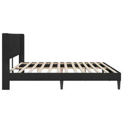 Bed Frame with Headboard 90 x 190 cm Velvet Black 70.9" x 78.7