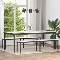 Dining Table Solid Pine Wood in White