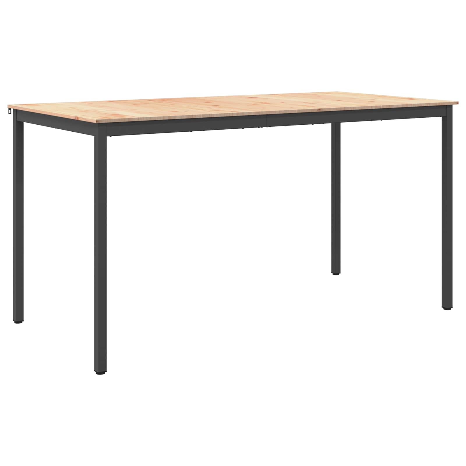 vidaXL Bar Table 200 x 100 x 105 cm Solid Pine Wood Natural 2