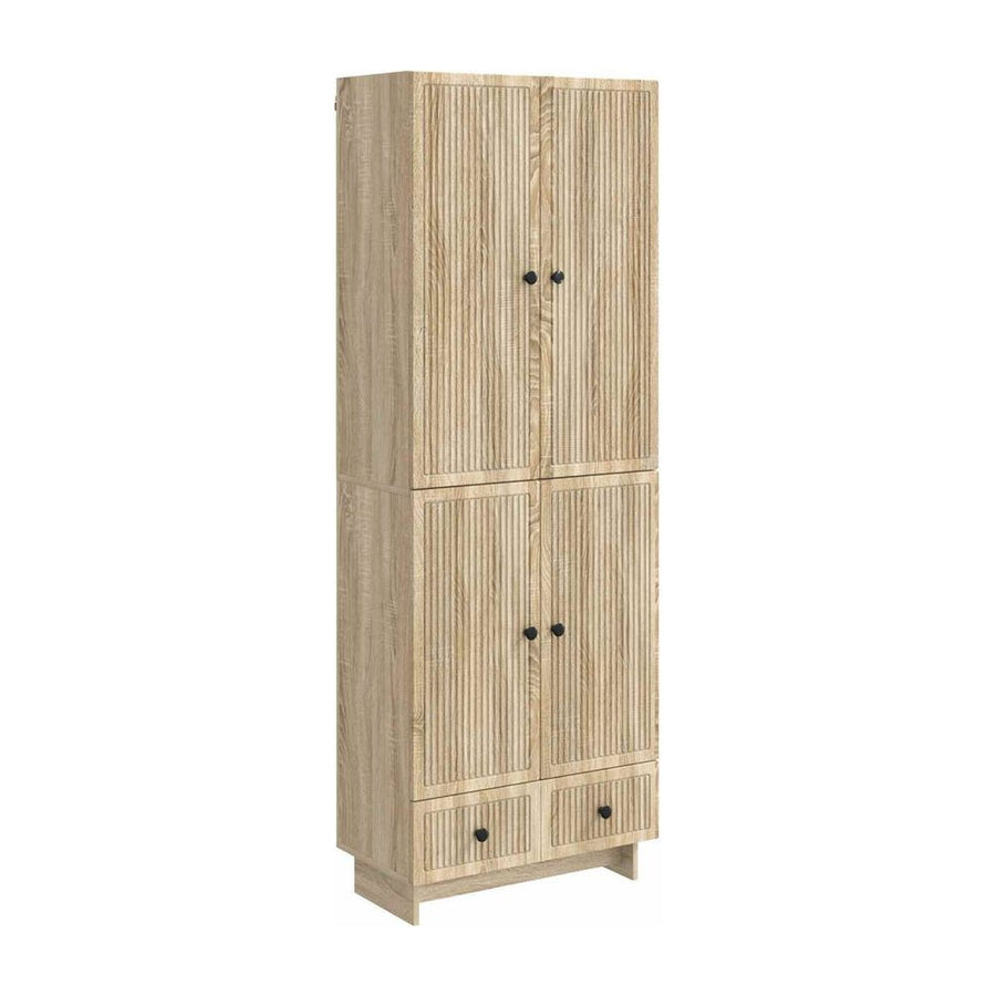 Cabinet Set 2 pcs Sonoma Oak Engineered Wood