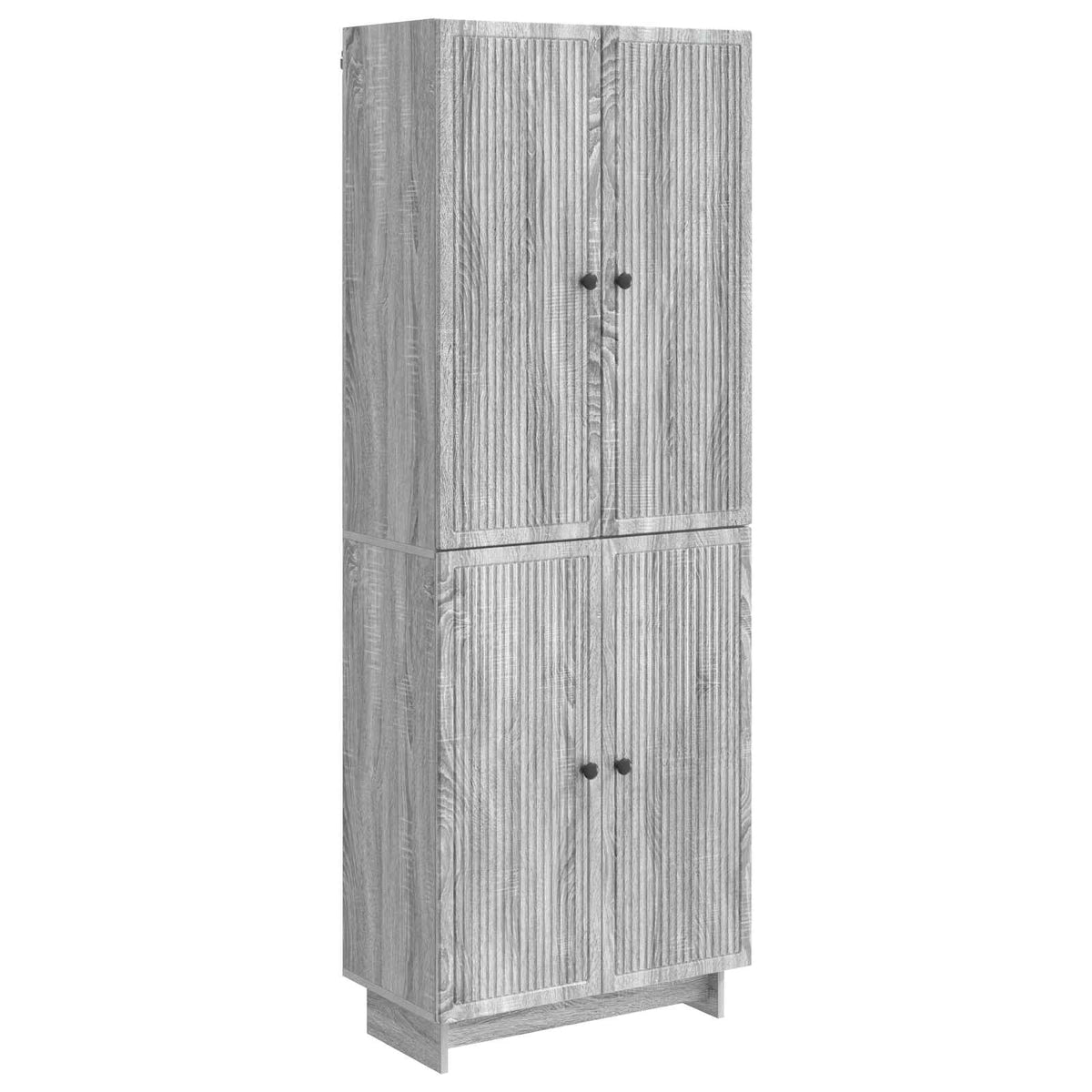 vidaXL Cabinet Set 2 pcs Grey Sonoma 66 x 34.5 x 90 cm Engineered Wood 2