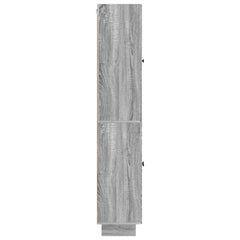 vidaXL Cabinet Set 2 pcs Grey Sonoma 66 x 34.5 x 90 cm Engineered Wood 6