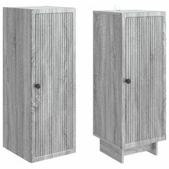 vidaXL Cabinet Set 2 pcs Grey Sonoma 34.5 x 33 x 90 cm Engineered Wood 4
