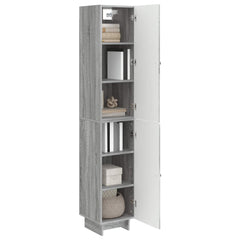 vidaXL Cabinet Set 2 pcs Grey Sonoma 34.5 x 33 x 90 cm Engineered Wood 3