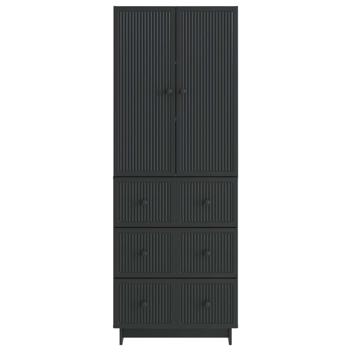 vidaXL Cabinet Set 2 pcs 66 x 34.5 x 90 cm Engineered Wood 5