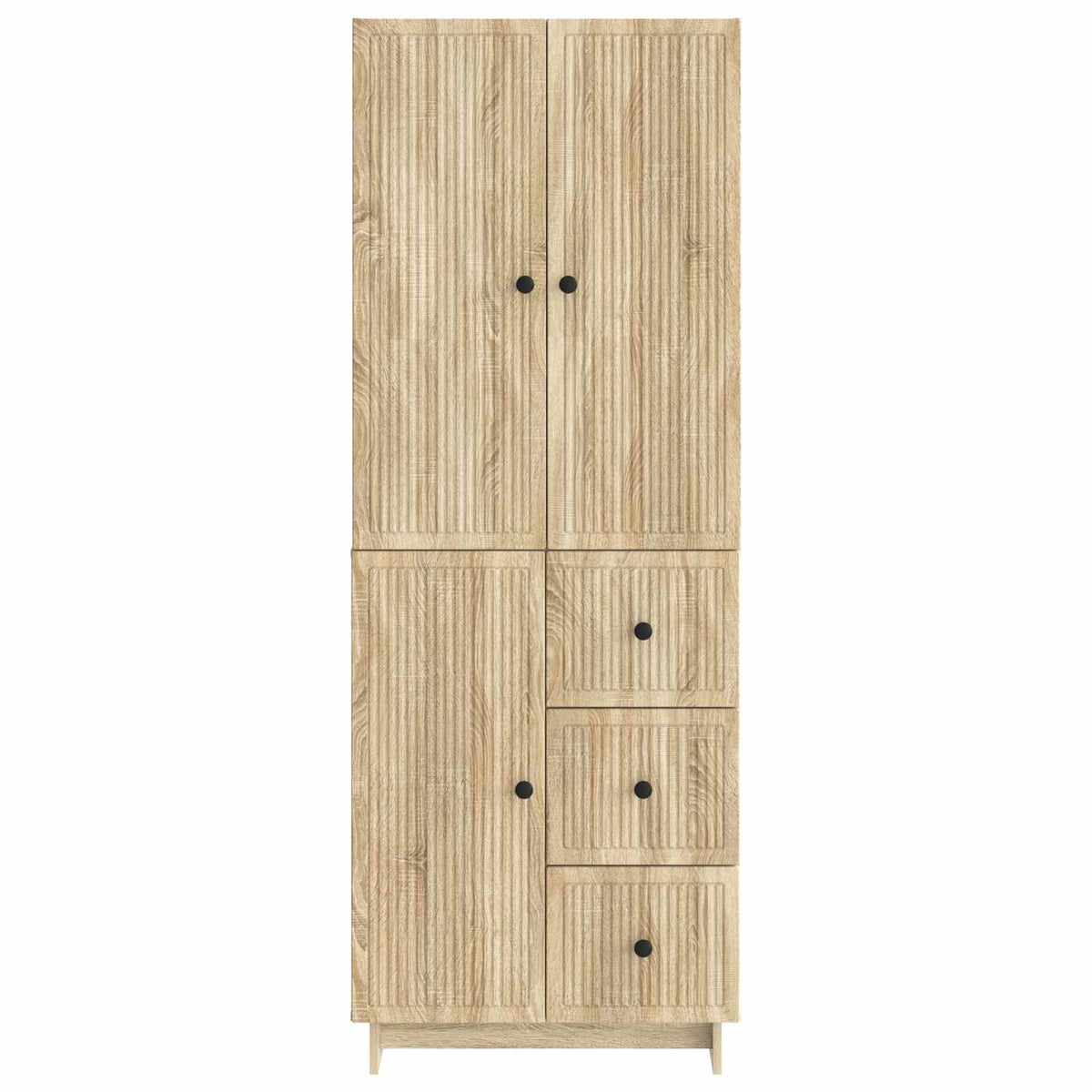 Cabinet Set 2 pcs Engineered Wood Sonoma oak