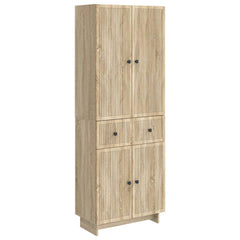 Cabinet Set 2 pcs Engineered Wood Sonoma oak