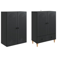 vidaXL Cabinet Set 2 pcs 66 x 34.5 x 95 cm Engineered Wood 4