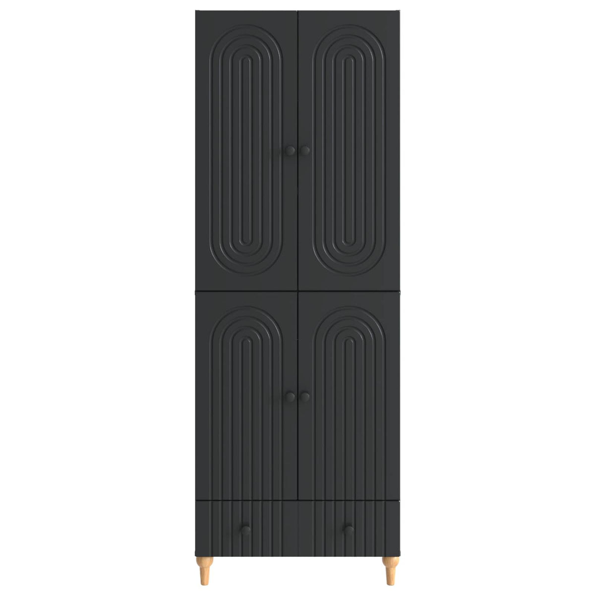 vidaXL Cabinet Set 2 pcs 66 x 34.5 x 95 cm Engineered Wood 5