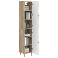 vidaXL Cabinet Set 2 pcs Sonoma Oak Engineered Wood 3
