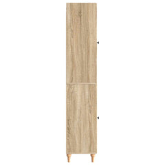vidaXL Cabinet Set 2 pcs Sonoma Oak Engineered Wood 6