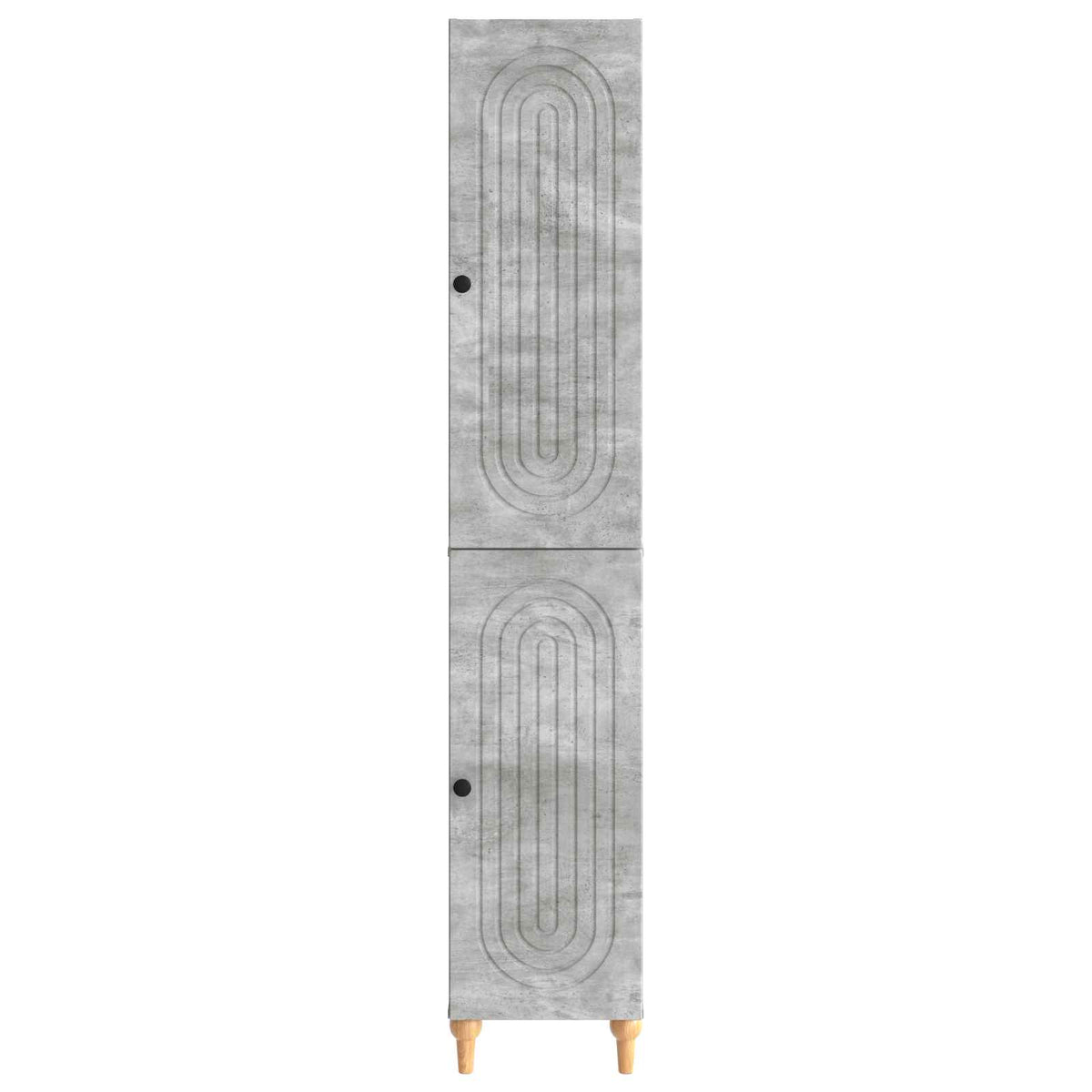 vidaXL Cabinet Set 2 pcs Concrete Grey Engineered Wood 5