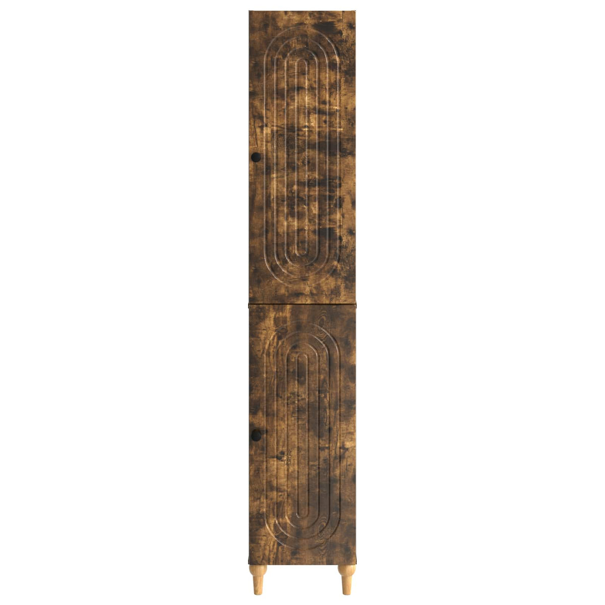 vidaXL Cabinet Set 2 pcs Smoked Oak Engineered Wood 5