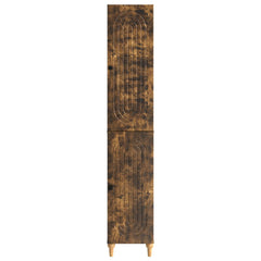 vidaXL Cabinet Set 2 pcs Smoked Oak Engineered Wood 5