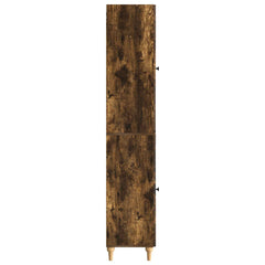 vidaXL Cabinet Set 2 pcs Smoked Oak Engineered Wood 6