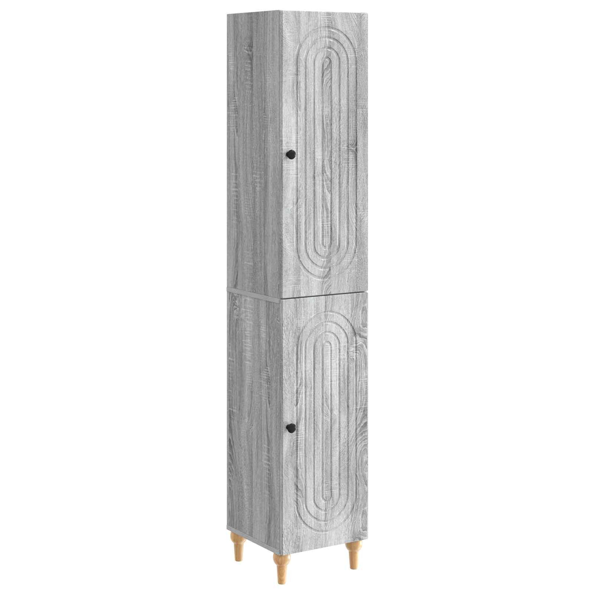 vidaXL Cabinet Set 2 pcs Grey Sonoma Engineered Wood 2