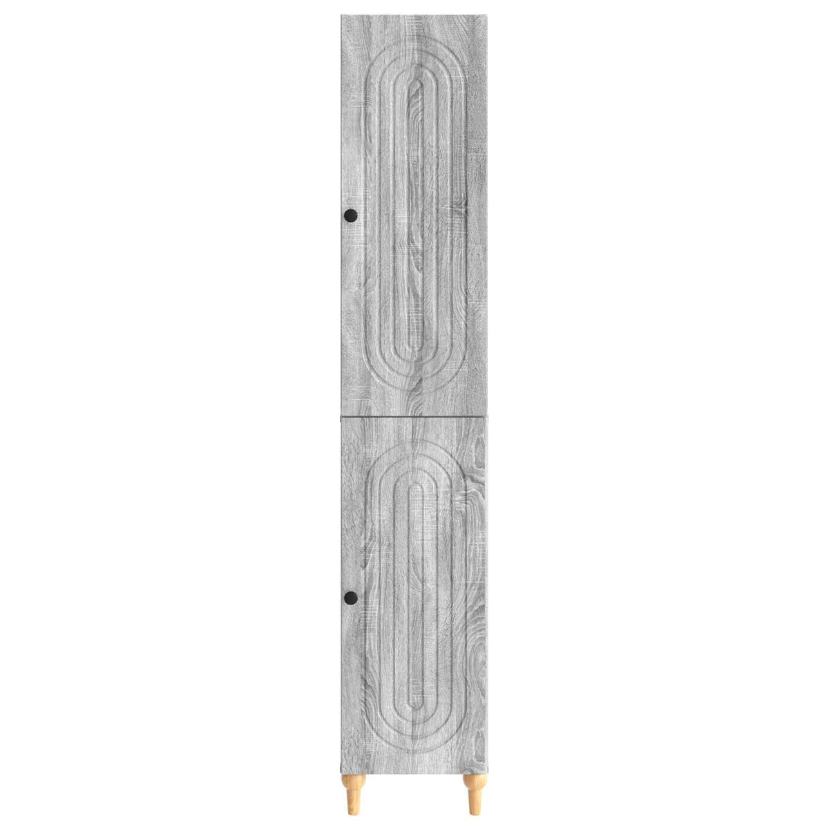 vidaXL Cabinet Set 2 pcs Grey Sonoma Engineered Wood 5