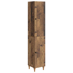 vidaXL Cabinet Set 2 pcs Old Wood Engineered Wood 2