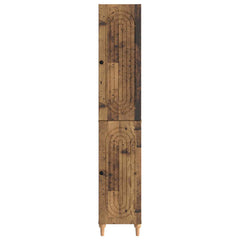 vidaXL Cabinet Set 2 pcs Old Wood Engineered Wood 5