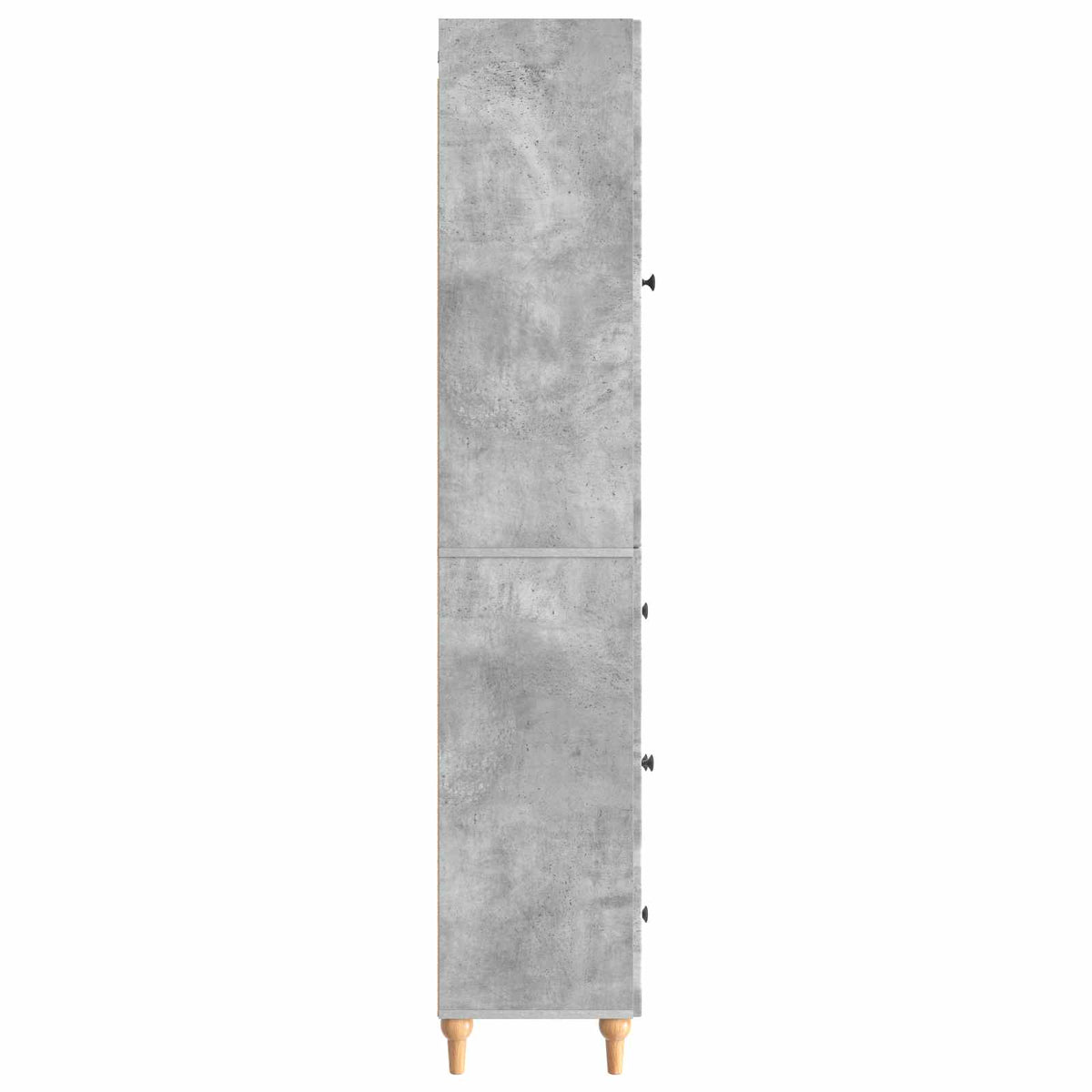 Cabinet Set 2 pcs 66 x 34.5 x 90 cm Engineered Wood Concrete grey
