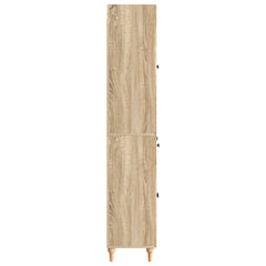 Cabinet Set 2 pcs Engineered Wood Sonoma oak