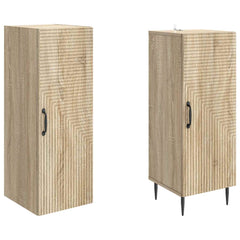 vidaXL Cabinet Set 2 pcs Sonoma Oak 33 x 34.5 x 89.5 cm 4