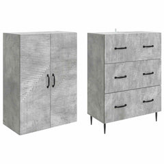 vidaXL Cabinet Set 2 pcs 66 x 34.5 x 90 cm Engineered Wood 4