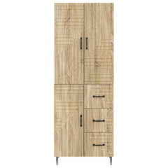 vidaXL Cabinet Set 2 pcs Sonoma Oak 66 x 34.5 x 89.5 cm 5