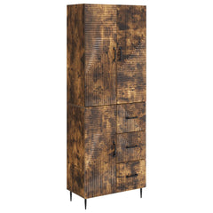 vidaXL Cabinet Set 2 pcs Smoked Oak 66 x 34.5 x 89.5 cm 2