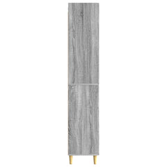 vidaXL Cabinet Set 2 pcs 66 x 34.5 x 90 cm Engineered Wood Grey Sonoma 6