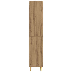 vidaXL Cabinet Set 2 pcs 66 x 34.5 x 90 cm Engineered Wood Artisan Oak 6