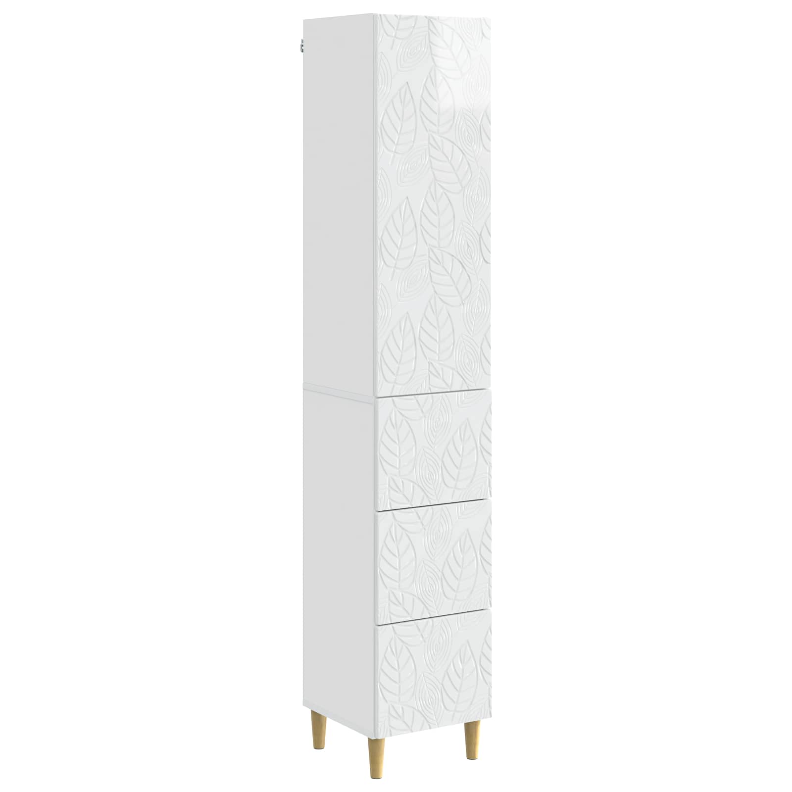 vidaXL Cabinet Set 2 pcs 33 x 34.5 x 90 cm Engineered Wood 2