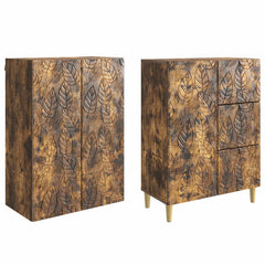 vidaXL 2 pcs Smoked Oak 4