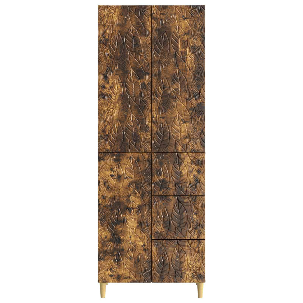 vidaXL 2 pcs Smoked Oak 5