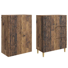 vidaXL 2 pcs Old Wood 4