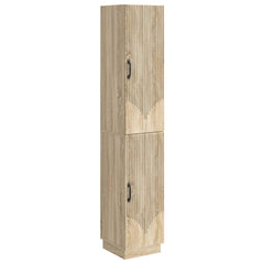 Cabinet Set 2 pcs Engineered Wood Sonoma oak