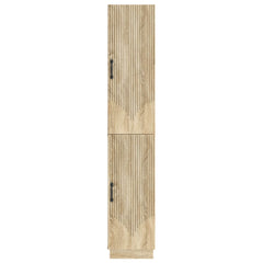 Cabinet Set 2 pcs Engineered Wood Sonoma oak