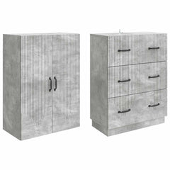 Cabinet Set 2 pcs Engineered Wood, image 4