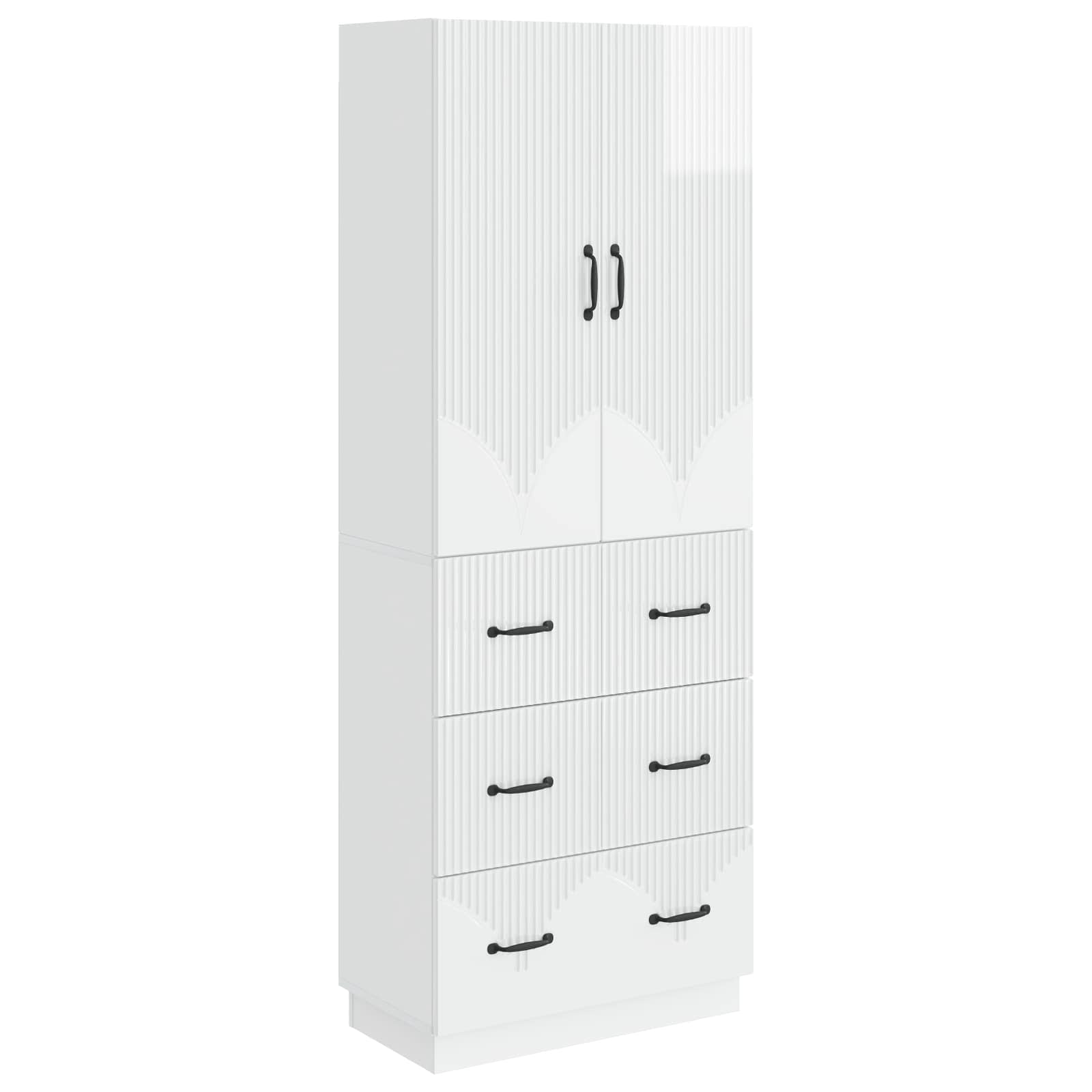 vidaXL Cabinet Set 2 pcs 66 x 34.5 x 87 cm Engineered Wood 2